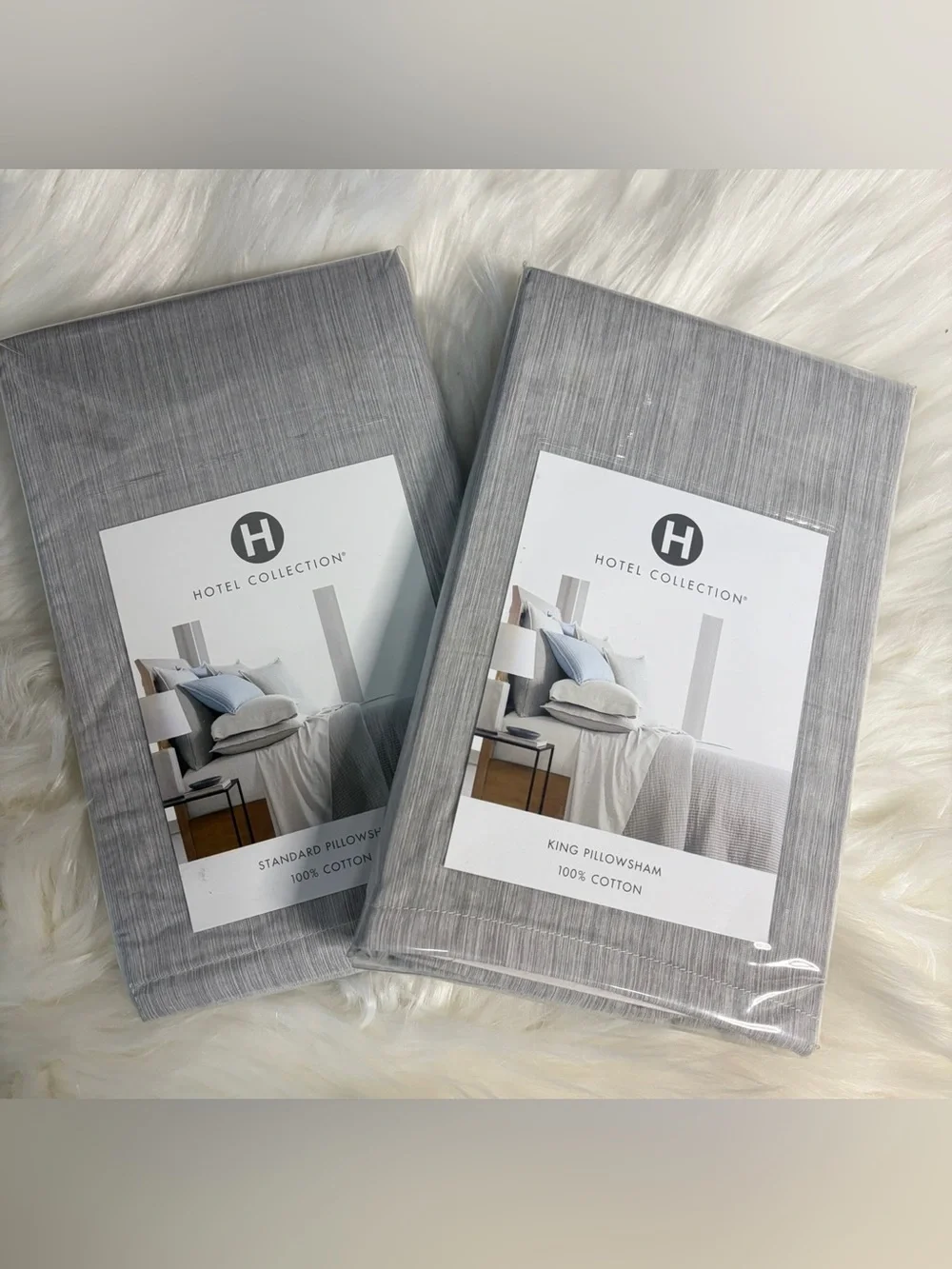 Hotel Collection Light Gray Pillow Sham